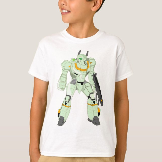 T-shirts Mech Warrior Godzenant (Frente)