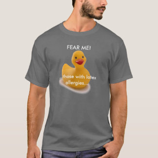 T-shirts MEDO Ducky de borracha!