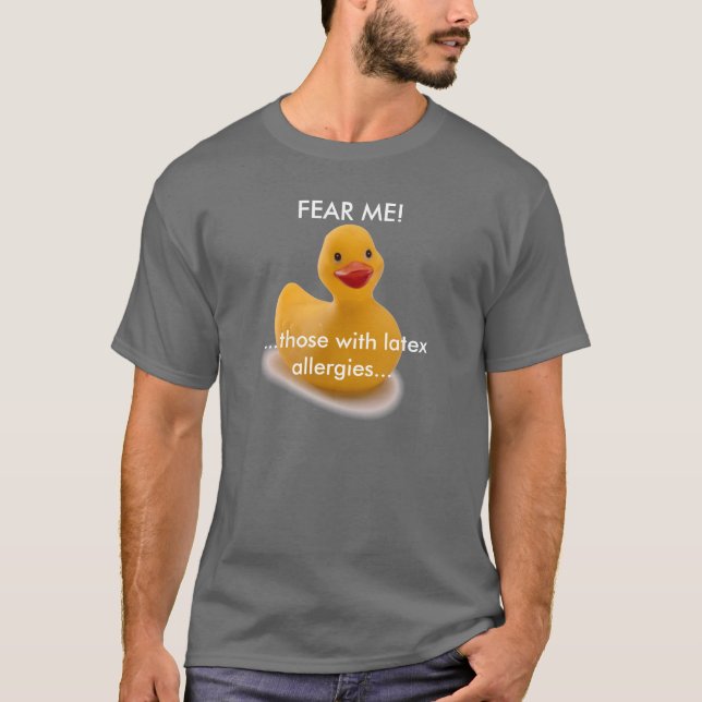 T-shirts MEDO Ducky de borracha! (Frente)