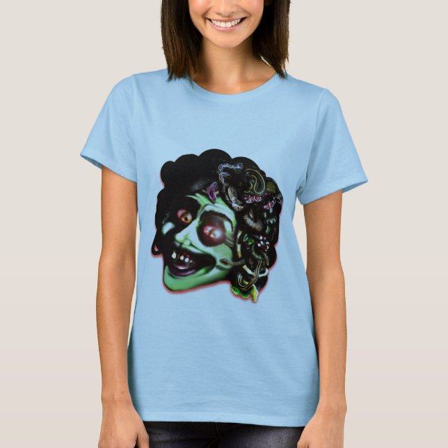 T-shirts medusa nenhum fundo (Frente)