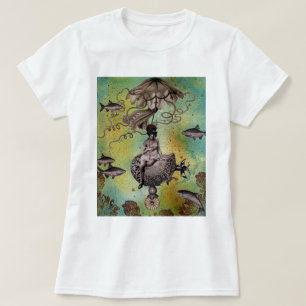 T-shirts Medusa submarinas de Steampunk