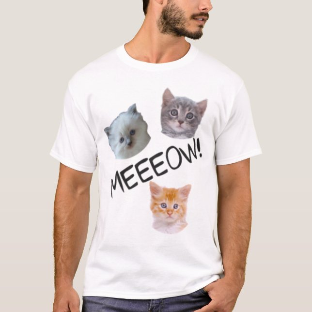 T-shirts Meeeow! (Frente)