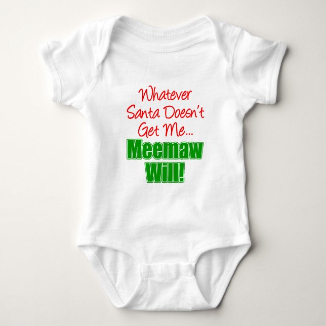 T-shirts Meemaw Melhor Que Papais noeis (Frente)
