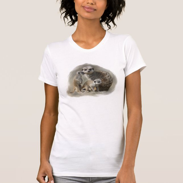 T-shirts meerkats (Frente)