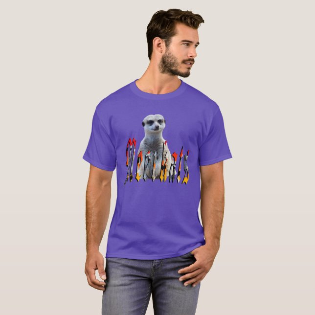 T-shirts "Meerkats: Orgulhoso Atrás do Nome" (Frente Completa)