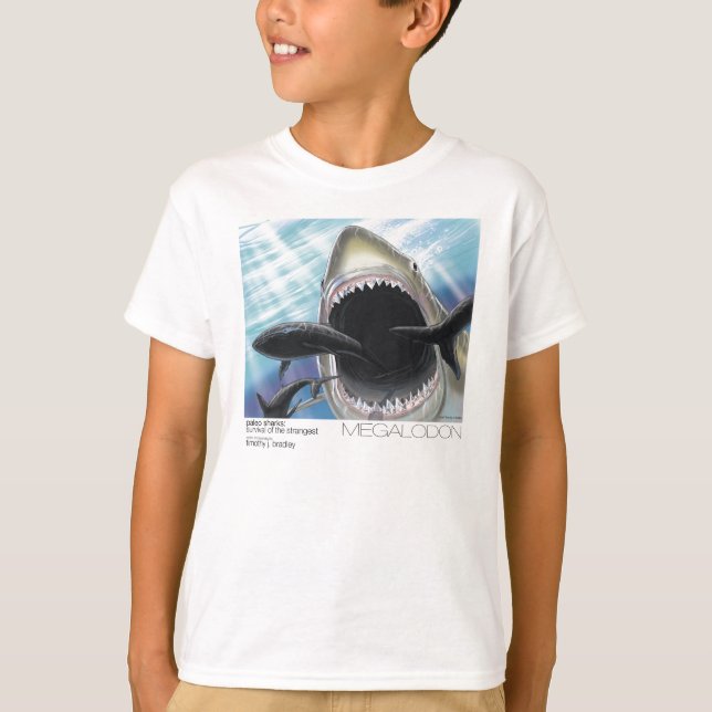 T-shirts Megalodon (Frente)