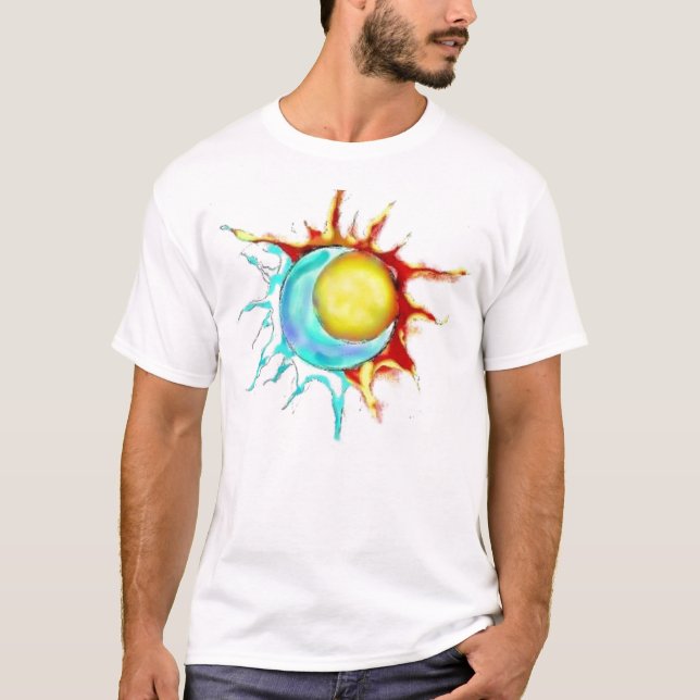 T-shirts meia lua do meio sol (Frente)
