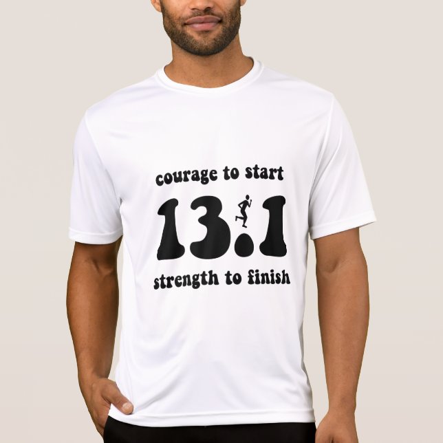 T-shirts Meia maratona inspirada (Frente)