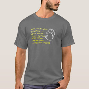 T-shirts Meio cheio? Meio vazio?