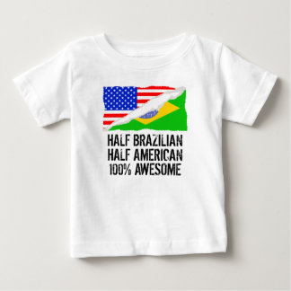 T-shirts Meio impressionante americano parcialmente