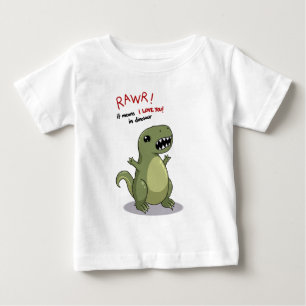 T-shirts Meios de Rawr eu te amo no dinossauro