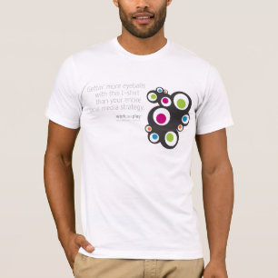 T-shirts Meios sociais: Globos oculares de Getting