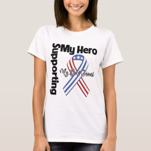 T-shirts Melhor amigo - forças armadas que apoiam meu her