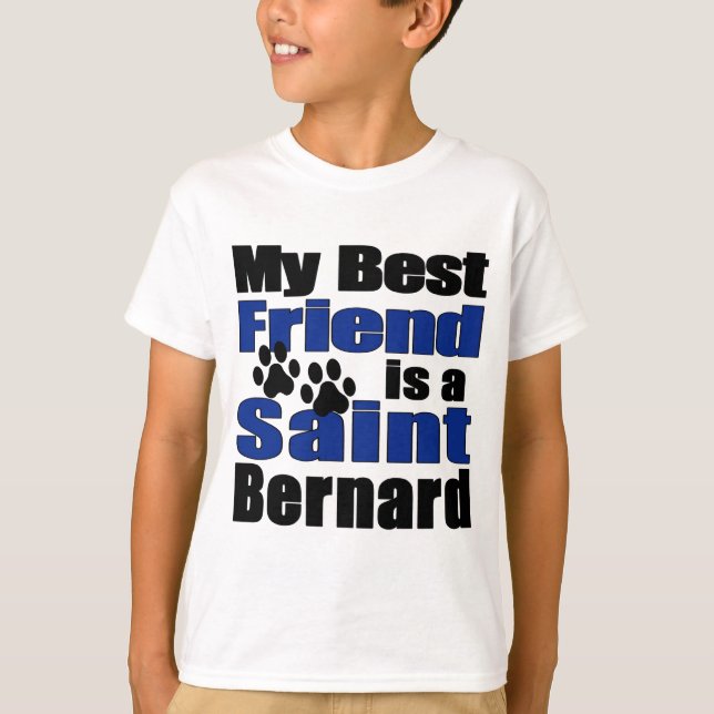 T-shirts Melhor Amigo São Bernardo (Frente)
