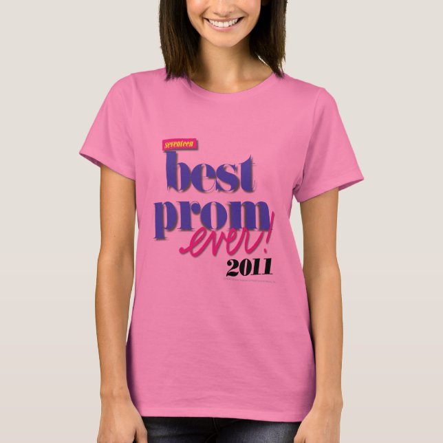 T-shirts Melhor Baile de formatura de sempre - Roxo (Frente)