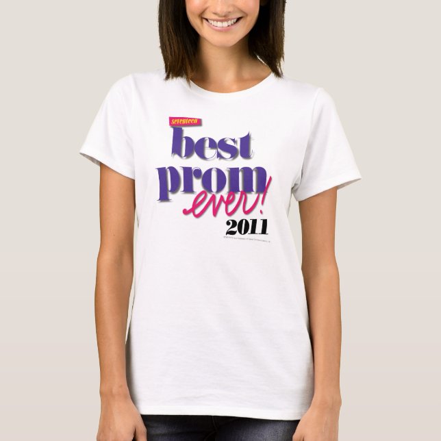 T-shirts Melhor Baile de formatura de sempre - Roxo (Frente)