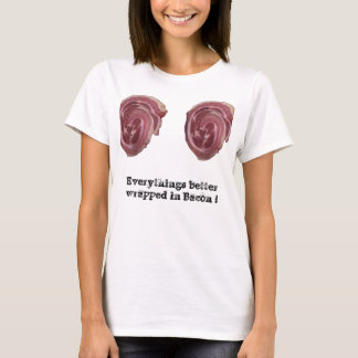 T-shirts Melhor de Everythings envolvido no bacon!