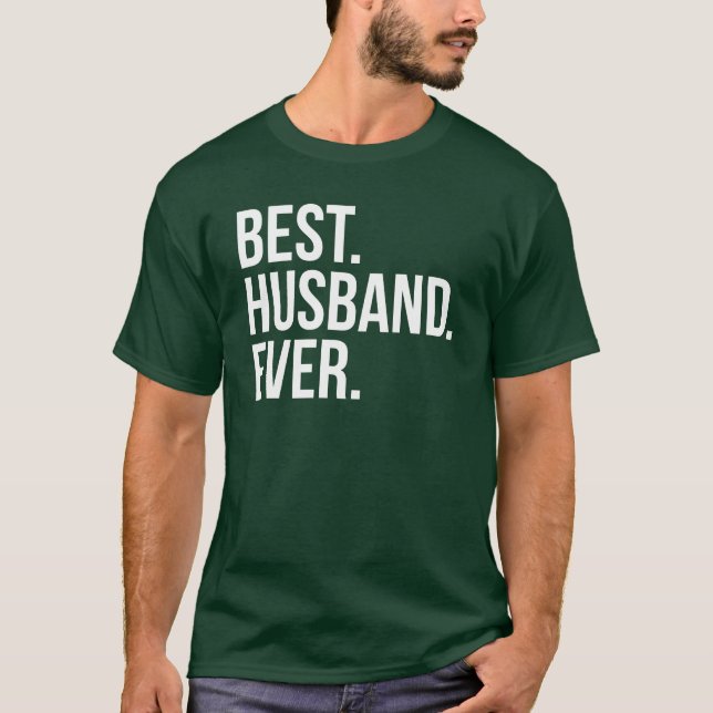 T-shirts Melhor Marido De Todos Os Verdes (Frente)