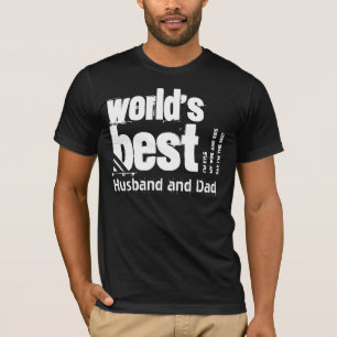 T-shirts Melhor marido e Pai do mundo, X17A PRETO
