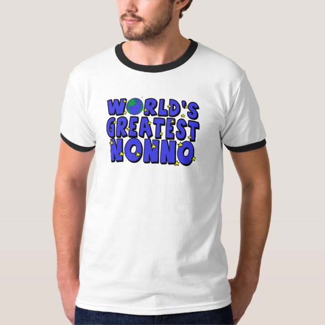 T-shirts Melhor Nonno do Mundo (Frente)