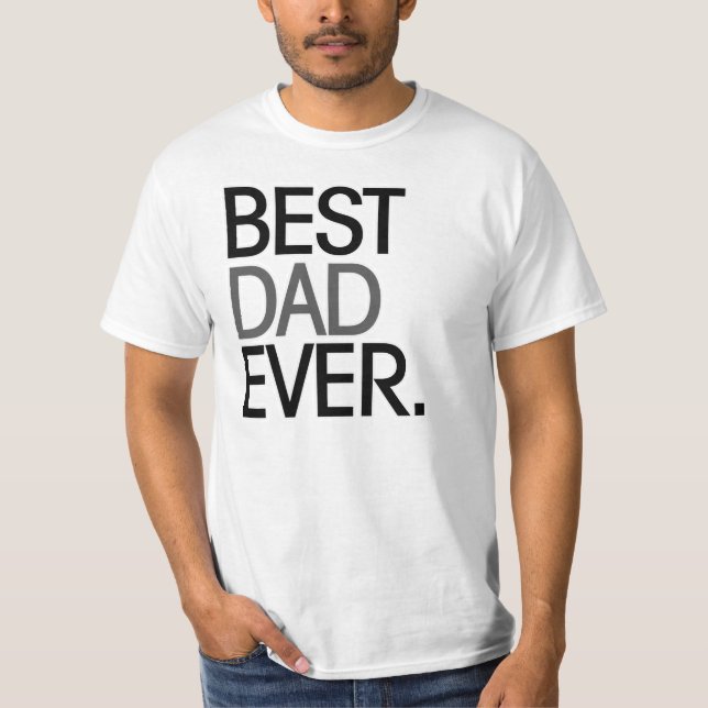 T-shirts Melhor Pai Nunca (Frente)