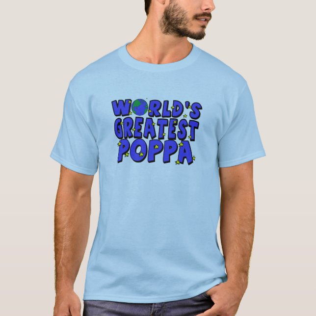 T-shirts Melhor Papai do Mundo (Frente)