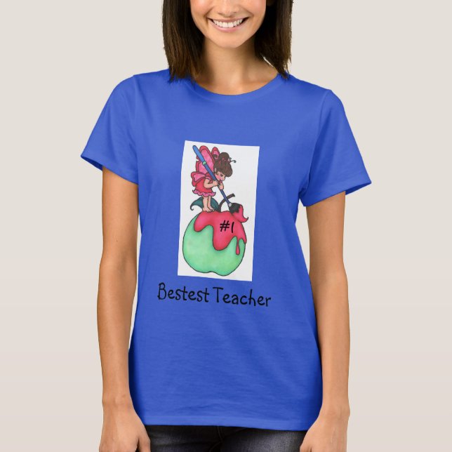 T-shirts Melhor Professora (Frente)