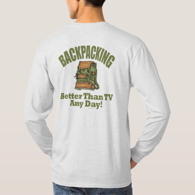 T-shirts Melhor que a TV - Backpack (Verso)