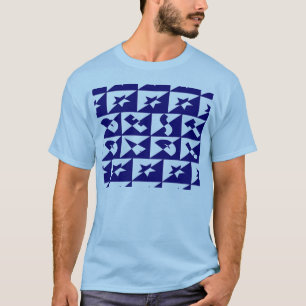 T-shirts Melhor texto selvagem do Pai em azul