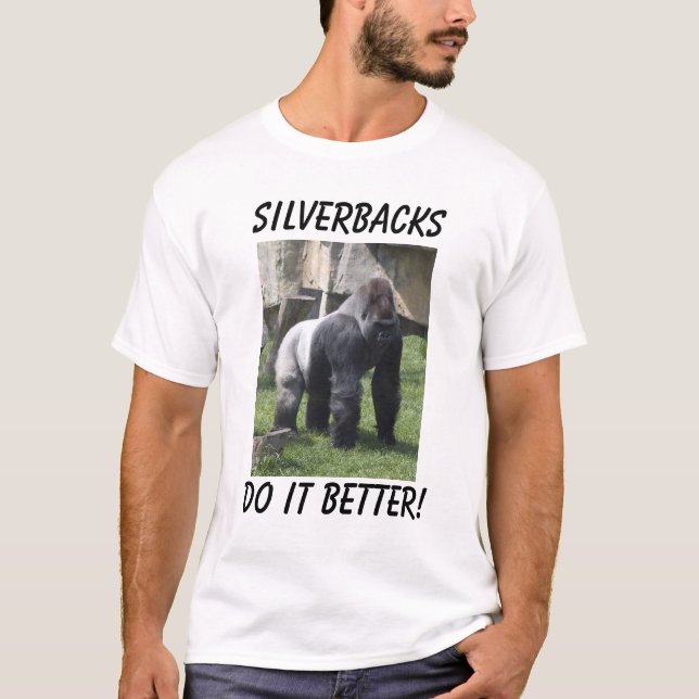 T-shirts melhora! , Silverbacks (Frente)