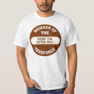T-shirts Membro de ir o grupo de trabalho extra da milha