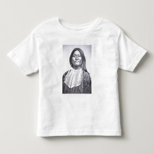 T-shirts Membro duma tribo do Comanche, 1872 (foto de b/w)