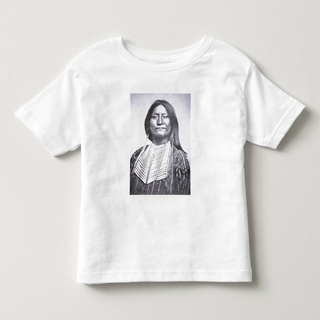 T-shirts Membro duma tribo do Comanche, 1872 (foto de b/w) (Frente)