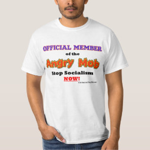 T-shirts "Membro irritado oficial da multidão "