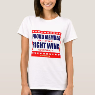 T-SHIRTS MEMBRO ORGULHOSO DA VASTA CONSPIRAÇÃO DA DIREITA