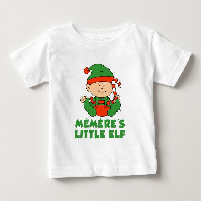 T-shirts Memere's Little Elf (Frente)