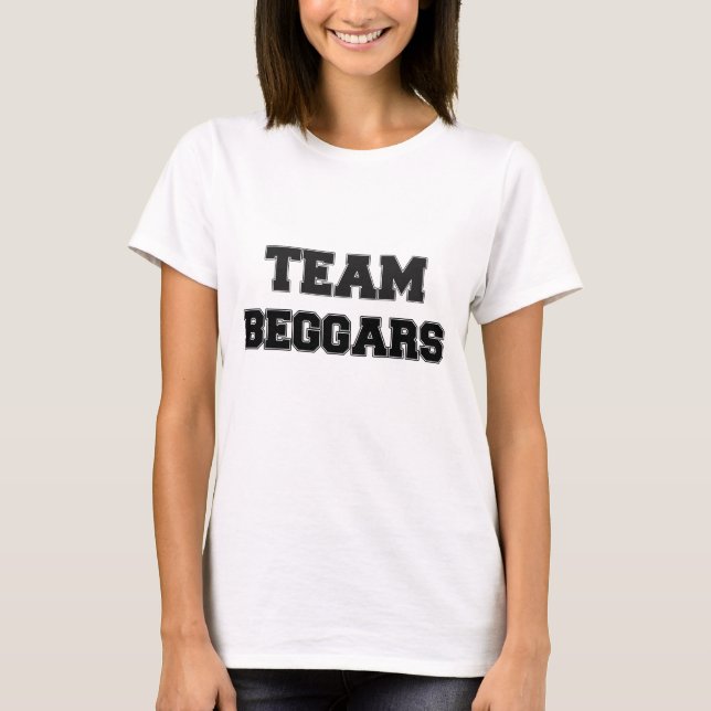 T-shirts Mendigos da equipe (Frente)