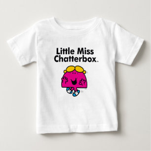 T-shirts Menina  A pequena Miss Chatterbox é tão chata
