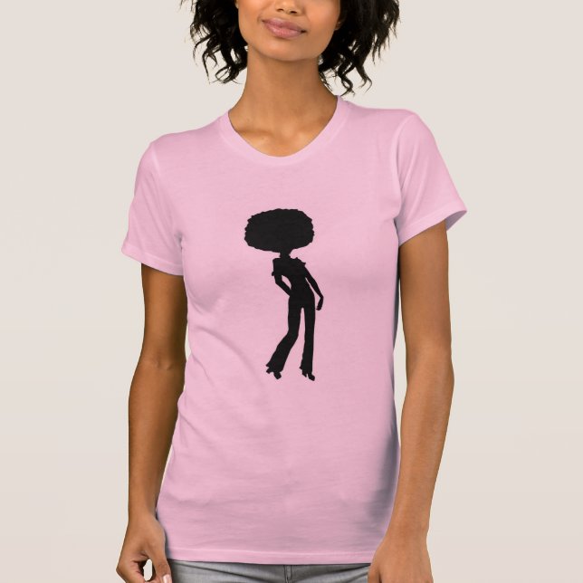 T-shirts menina afro (Frente)