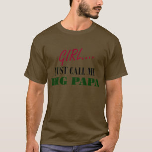 T-shirts menina… apenas cal mim pai grande