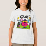 T-shirts Menina Birthday | Apresenta e balões<br><div class="desc">Quem não gosta de uma boa comemoração de aniversário? Junte-se à festa com Miss Birthday, um dos legal Roger Hargreaves criou personagens da série de desenhos da Senhorita Little Miss. Um grupo de balões coloridos e presentes brilhantemente envoltos cercam a Menina Aniversário. Coloque este design excelente num dos produtos personalizados...</div>
