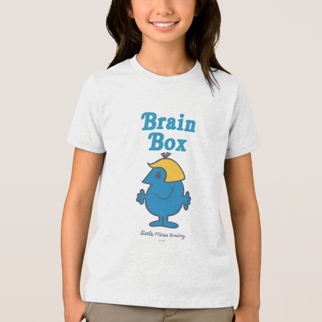 T-shirts Menina Brainy | Caixa Cérebro (Frente)