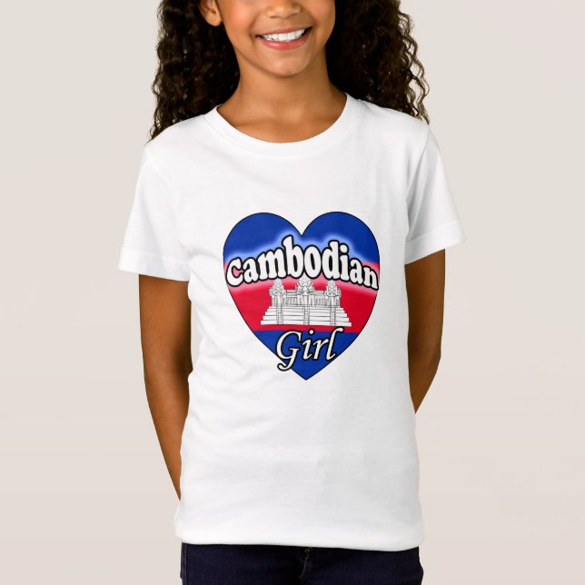 T-shirts Menina Cambojana (Frente)