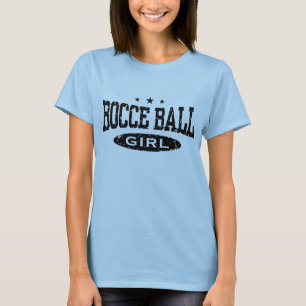 T-shirts Menina da bola de Bocce