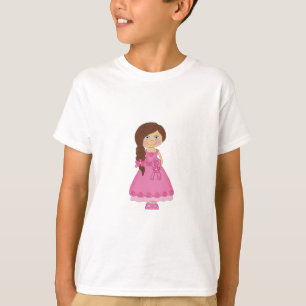 T-shirts Menina da consciência do cancro da mama