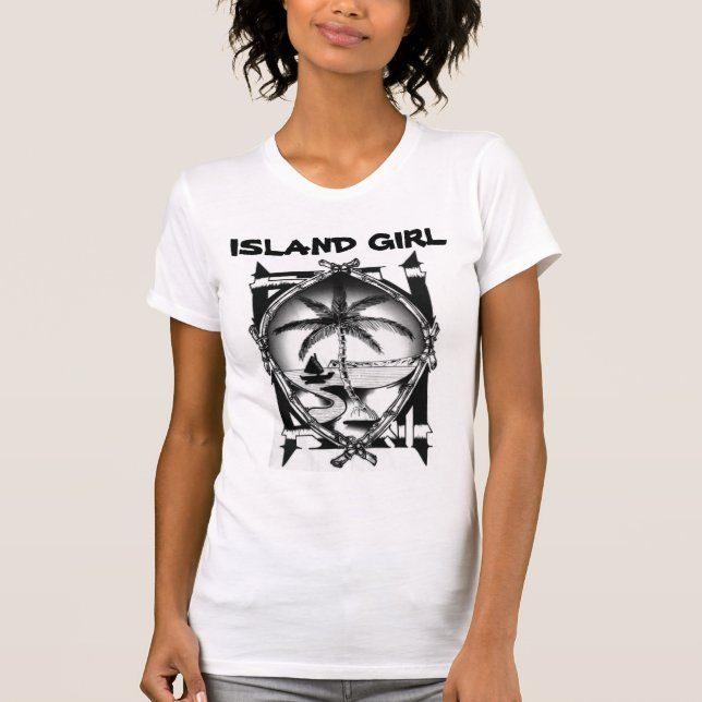 T-SHIRTS MENINA DA ILHA (Frente)