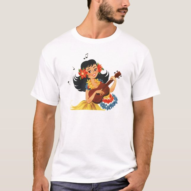 T-shirts Menina de Hula Hula (Frente)