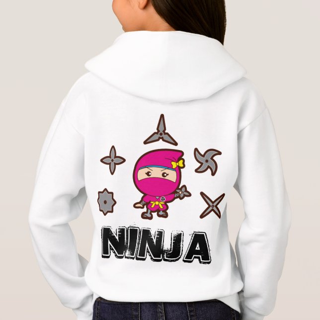 T-shirts Menina de Ninja (Verso)