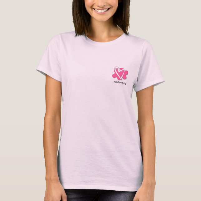 T-shirts Menina de SONHOS orgulhosa (Frente)