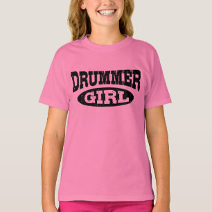 T-shirts Menina do baterista